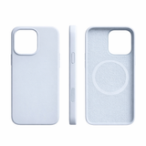 MagSafe Silicone Phone Case Light Blue