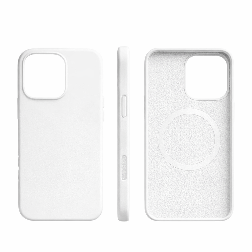 MagSafe Silicone Phone Case White