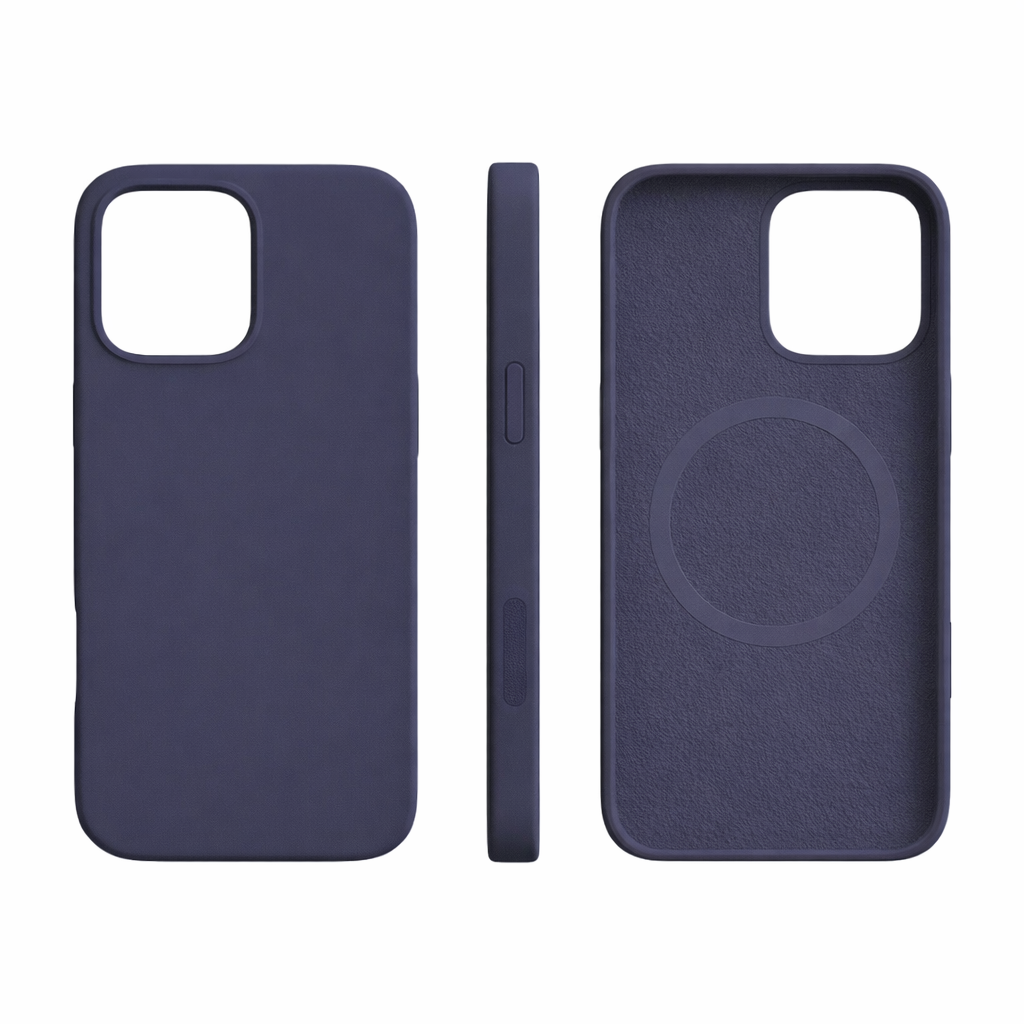 MagSafe Silicone Phone Case Dark Blue