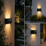 WallBeam - Solar Outdoor Wall Light 6 LED IP54 Warm White